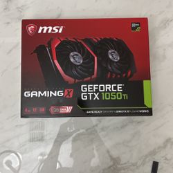 Msi GEFORCE GTX 1050ti GAMINGX