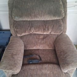 Brown Massage Recliner