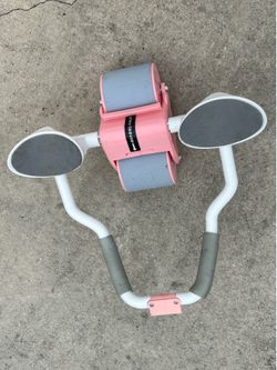 Ab Roller with Elbow Support – Pink