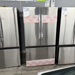 Samsung - 31.5 Cu Ft Mega Capacity 3-Door French Door Refrigerator With Dual Icemaker 