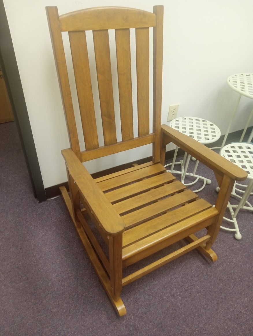 Real Wooden Rocking Chair 