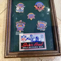 Super Bowl Collector Set 5 Pins 