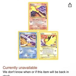 Sealed Legendary Birds - Black Star Promos