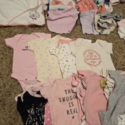 Baby Girl Newborn Clothes And Supplies