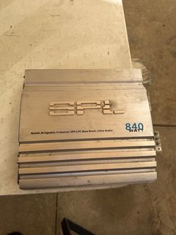 SPL 840 watt Amplifier