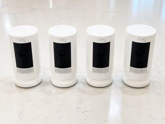 Ring Stick Up Cam (4-Pack) | Gen 2 | Indoor/Outdoor HD Security Cameras