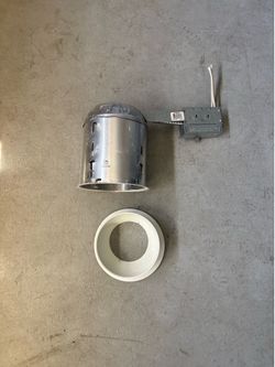 Juno lighting 6” inch white baffle with remodeling ceiling box’s
