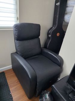 Black recliner