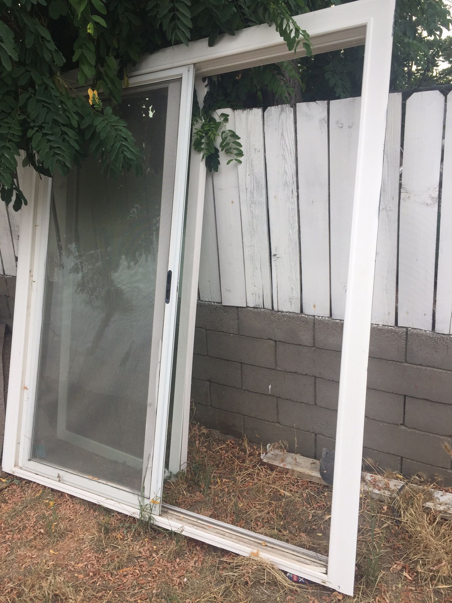 Sliding glass door