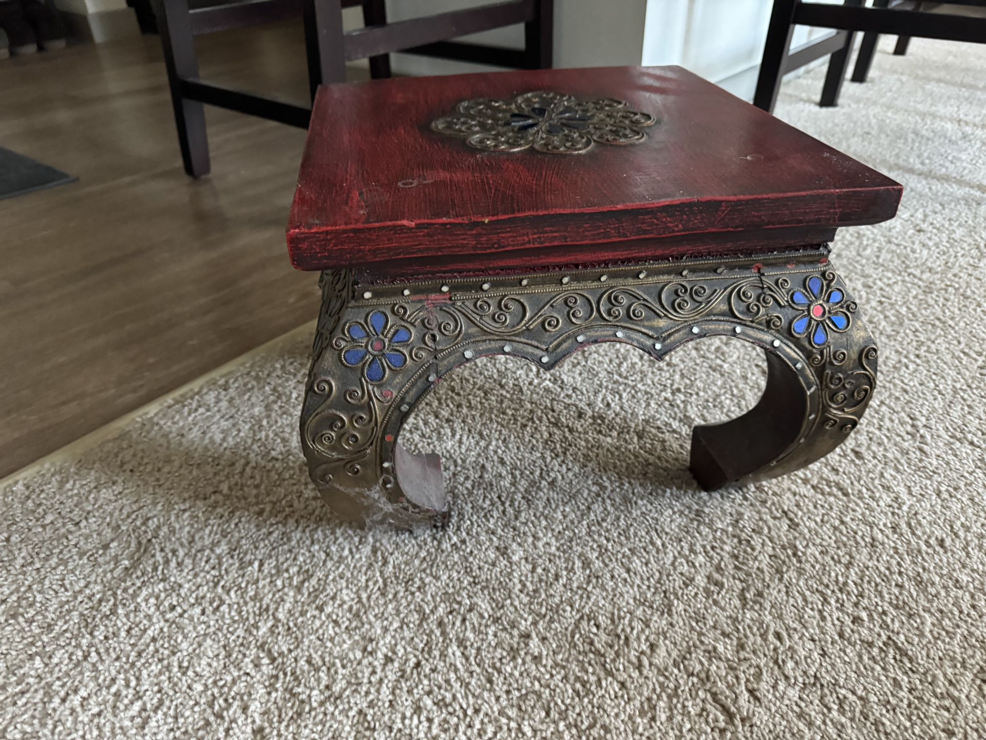 antique foot stool