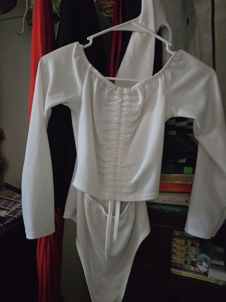 White Bodysuit Blouse