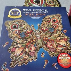 Bits And Pieces Cork Butterfly Puzzle 