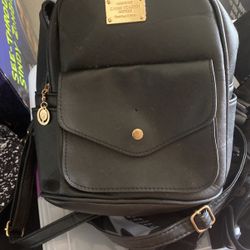Black Small Backpack  