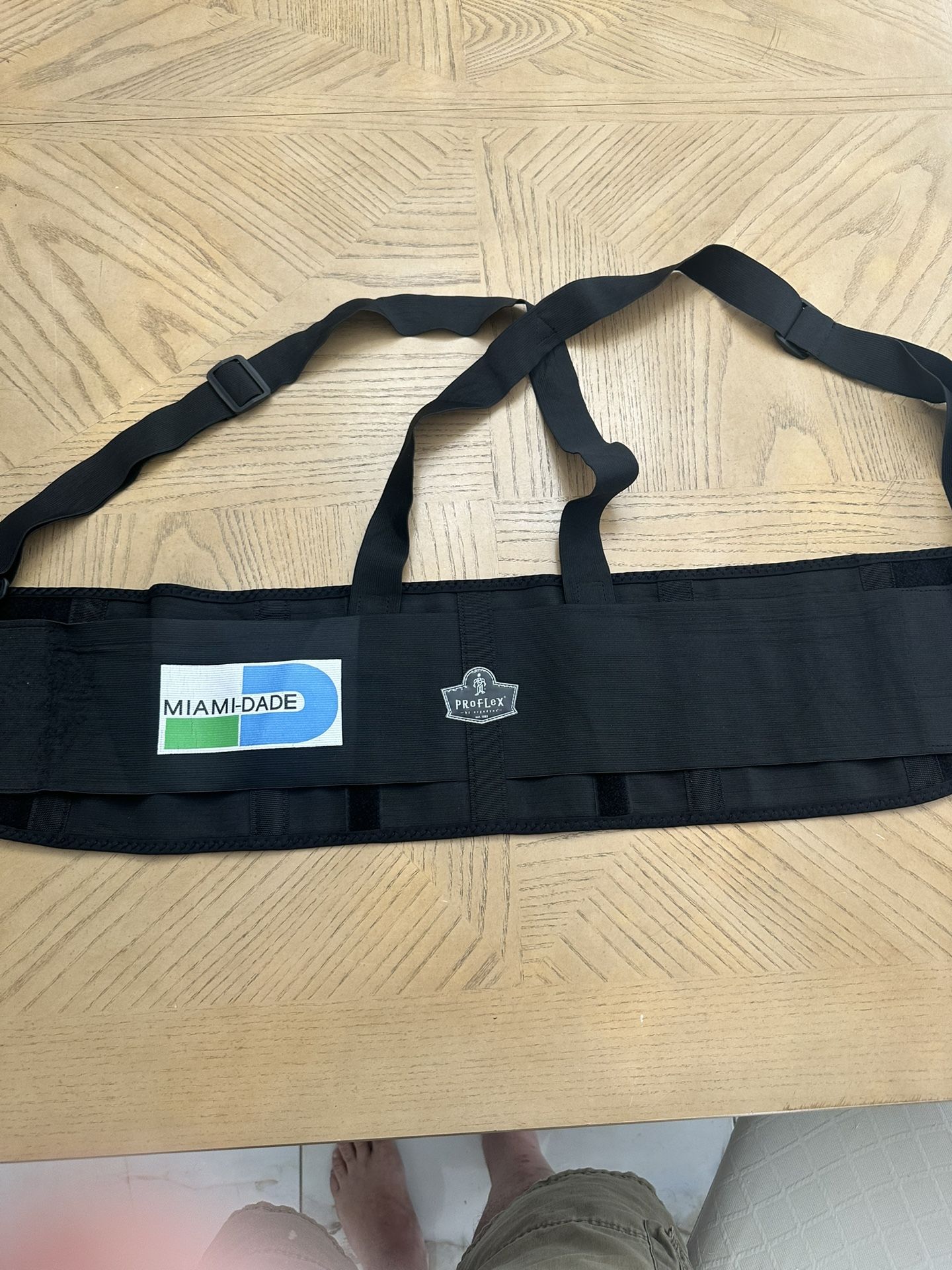 PROFLEX PROFLEX Adult unisex Black Elastic Back brace - Large