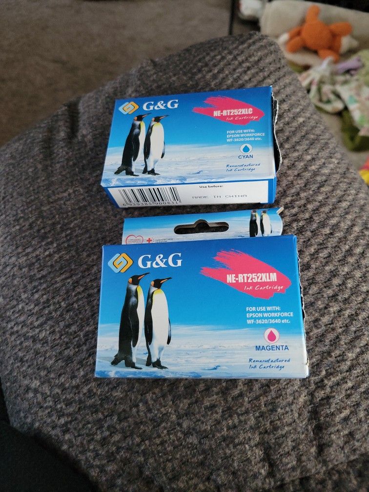 2 Epson Ink Cartridges New