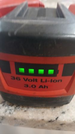Hilti battery and charger