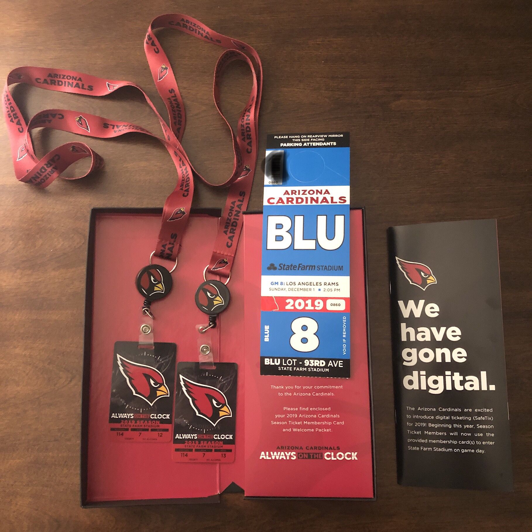 Cardinals vs. Rams Tickets! 4 Tickets by Rams tunnel!