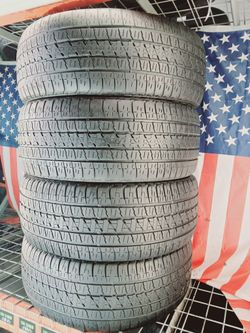 ✅ 4 USED TIRES P275/55R20 BRIDGESTONE DUELER HL ALENZA ALL SEASON TOURING 2755520