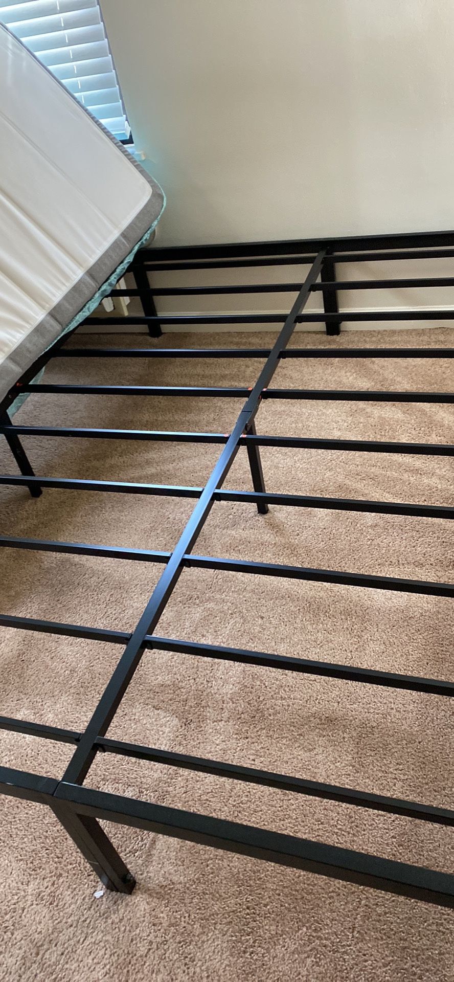Queen Size Metal Bed Great Condition