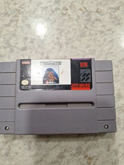 SUPER NINTENDO GAME THE CHESS MASTERS 