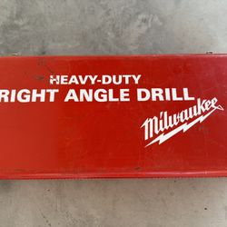 Milwaukee Right Angle Drill