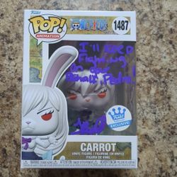 Signed Carrot Funko Pop