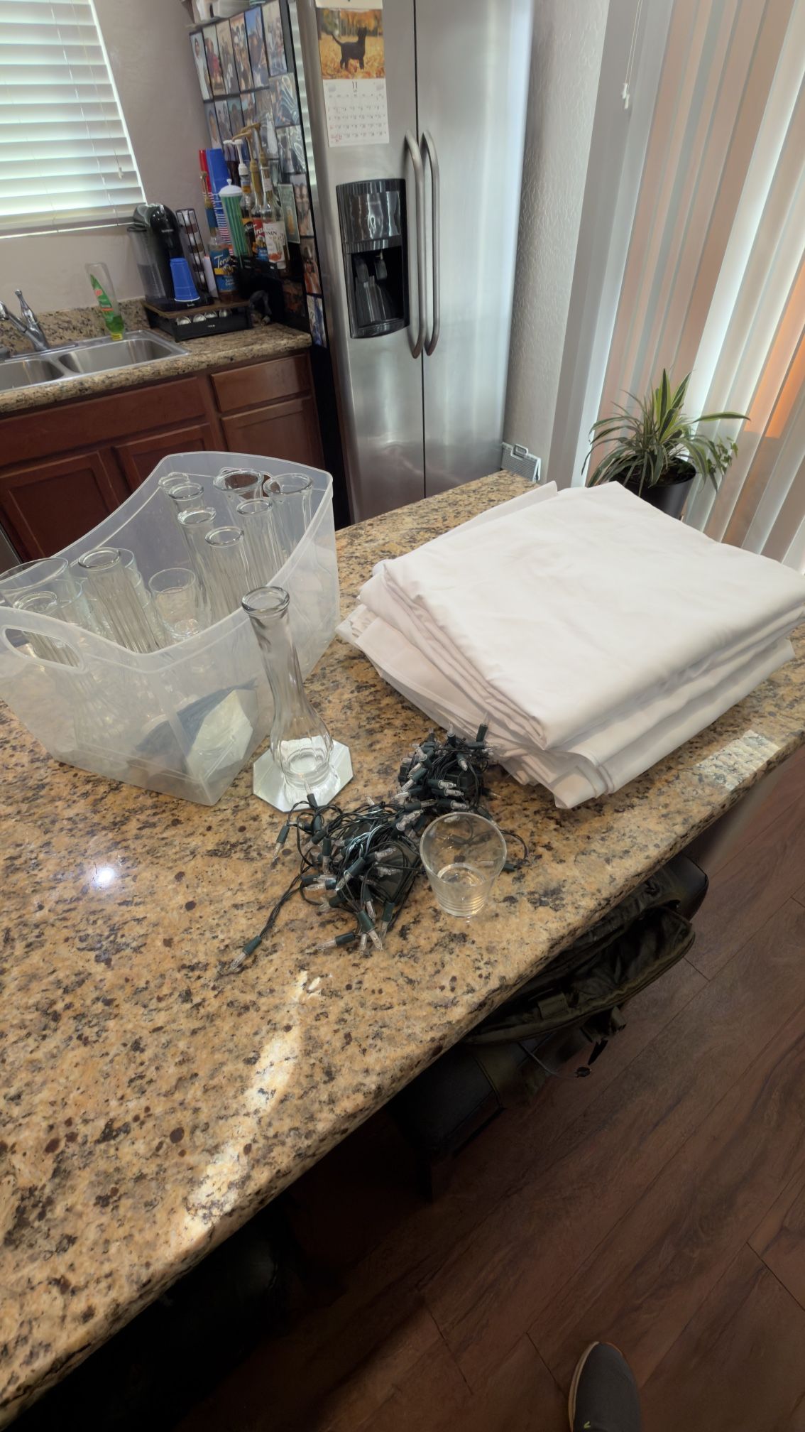 Event Table cloths & Table Centerpiece Kit