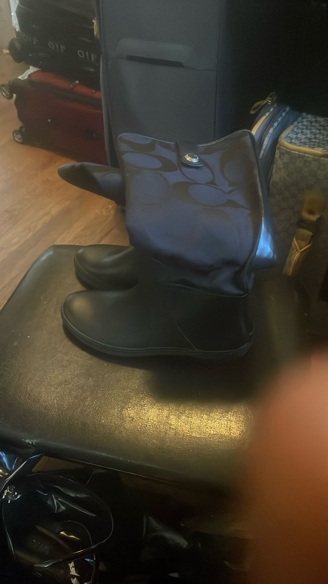 Coach rain boots