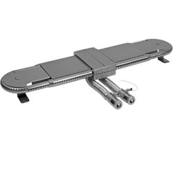 Universal Replacement BBQ Grill Burner - Adjustable Oblong Tube, Fits 15-22 In