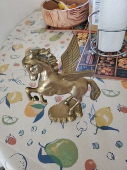 Vintage Solid Brass Pegasus 
