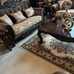 Living Room Set 4 Pieces 