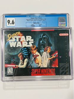 Super Star Wars Super Nintendo SNES Sealed CGC 9.6 A++