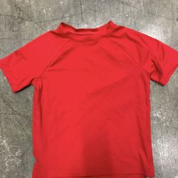 All in Motion Boys Red Crew Neck Short Sleeve T-Shirt S (6/7)