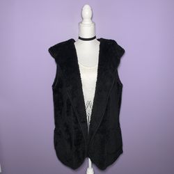 NEW Zenana Black Teddy Vest