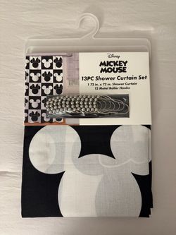 Disney Mickey Mouse bathroom curtain