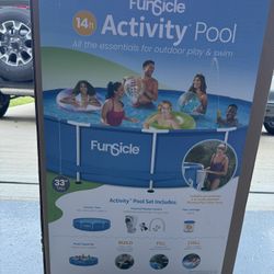 Funsicle 14ft above ground pool 🏊‍♂️