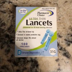 Lancets100 Count 500 Available