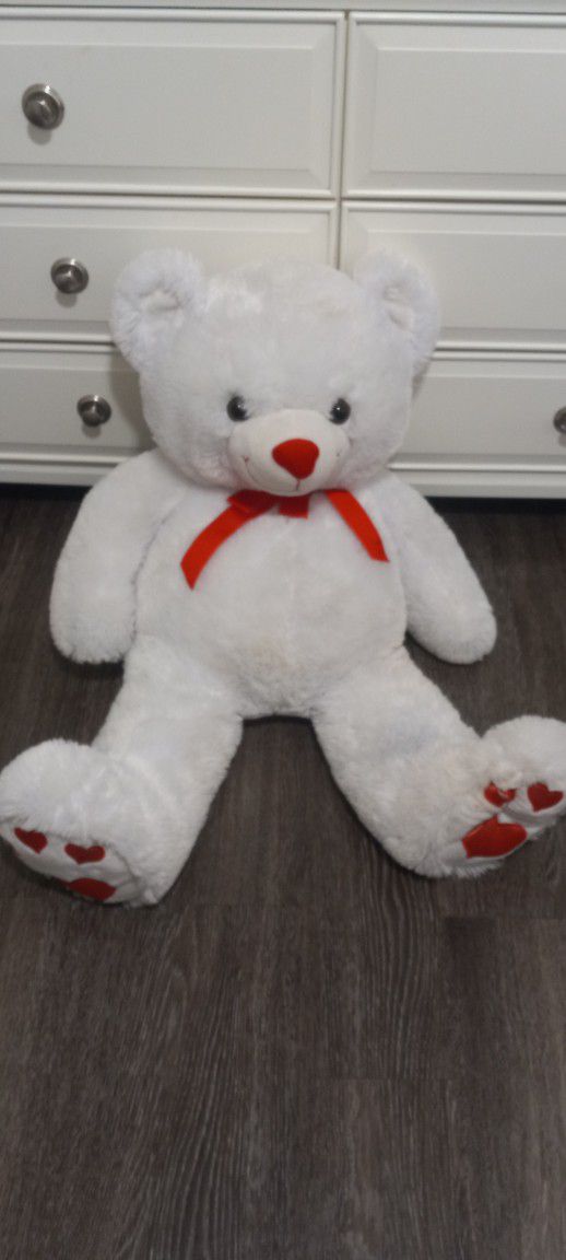 Large White Teddy Bear From Valentines Day!