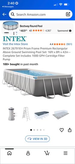 Beautiful  above ground pool new in the box