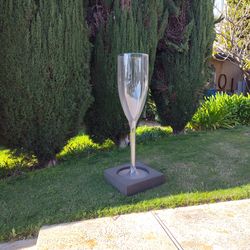 4 ft Giant Champagne Glass Prop - Wedding/Event Decor
