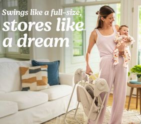Graco slim space baby swing