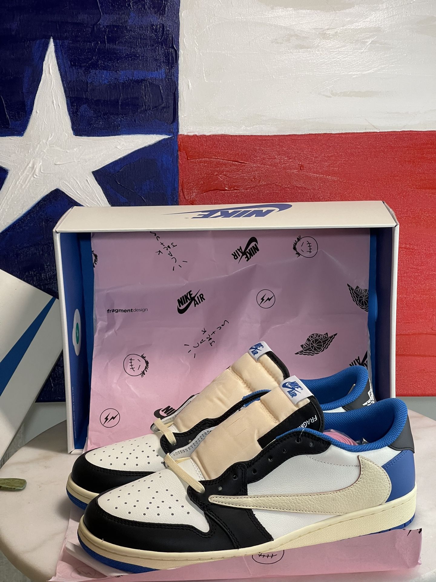 Air jordan 1 Low Retro OG x Fragment x Travis Scott Size 11
