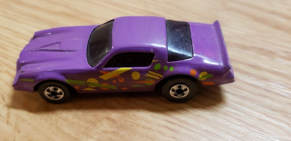Vintage Hot Wheels 1982 Firebird Camaro Purple Mattel Die Cast Car Malaysia
