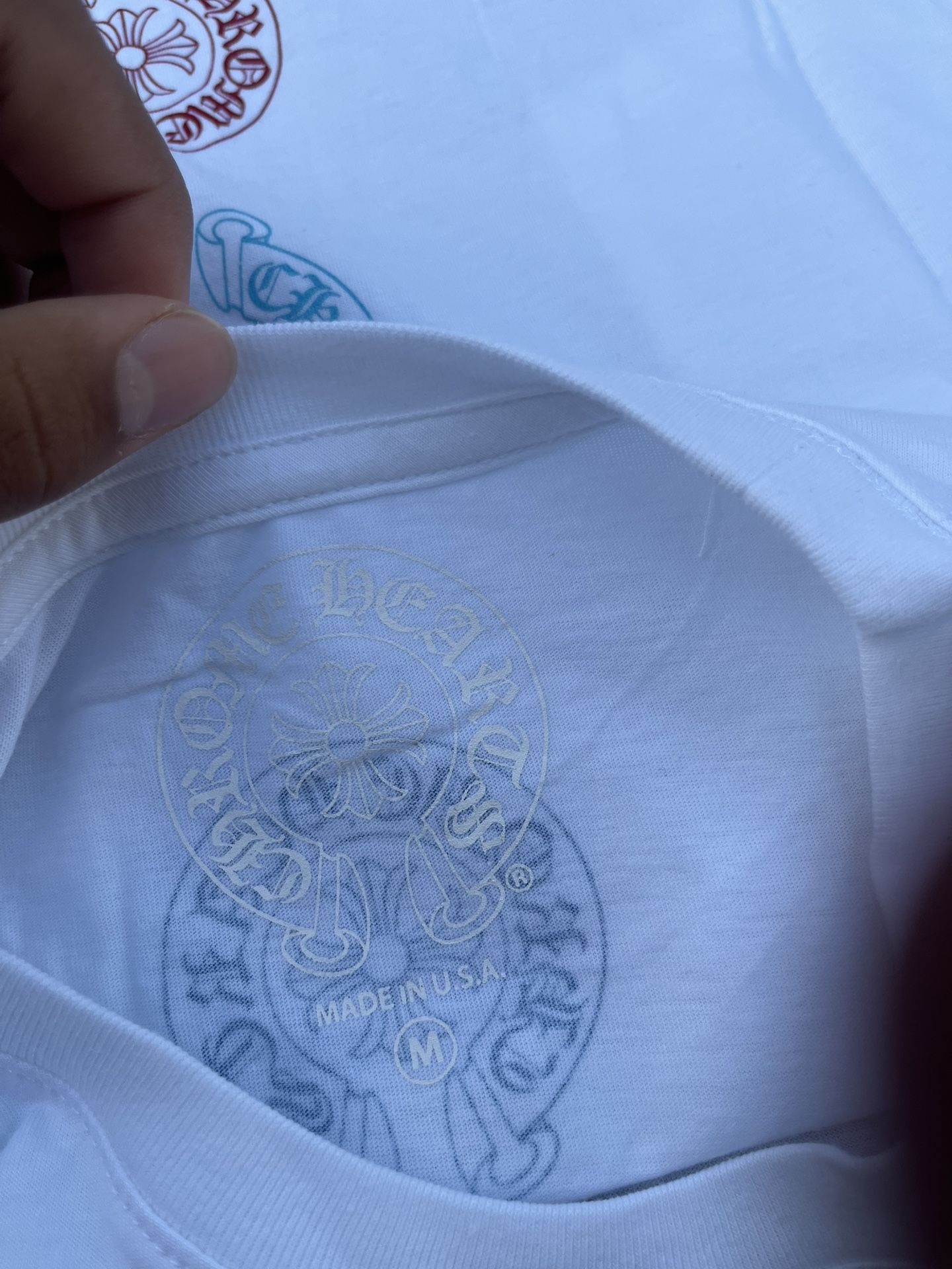 Chrome Hearts multi color horseshoe t shirt