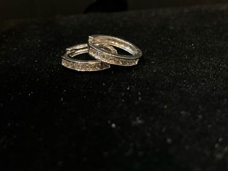 10k gold hoop earrings #107809-2 MJ