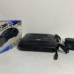 Sega Genesis Console Model 2 MK-1631 Complete With Third Party Controller Tested