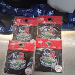 Opening Day Pin Dodgers
