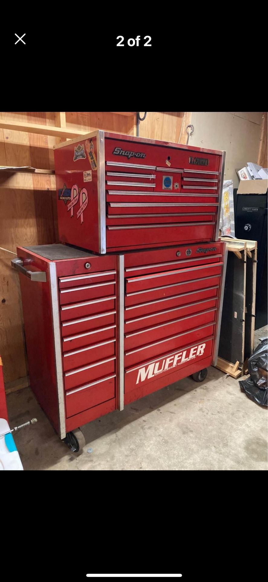 Snap On Tool Boxes Top And Bottom $1800