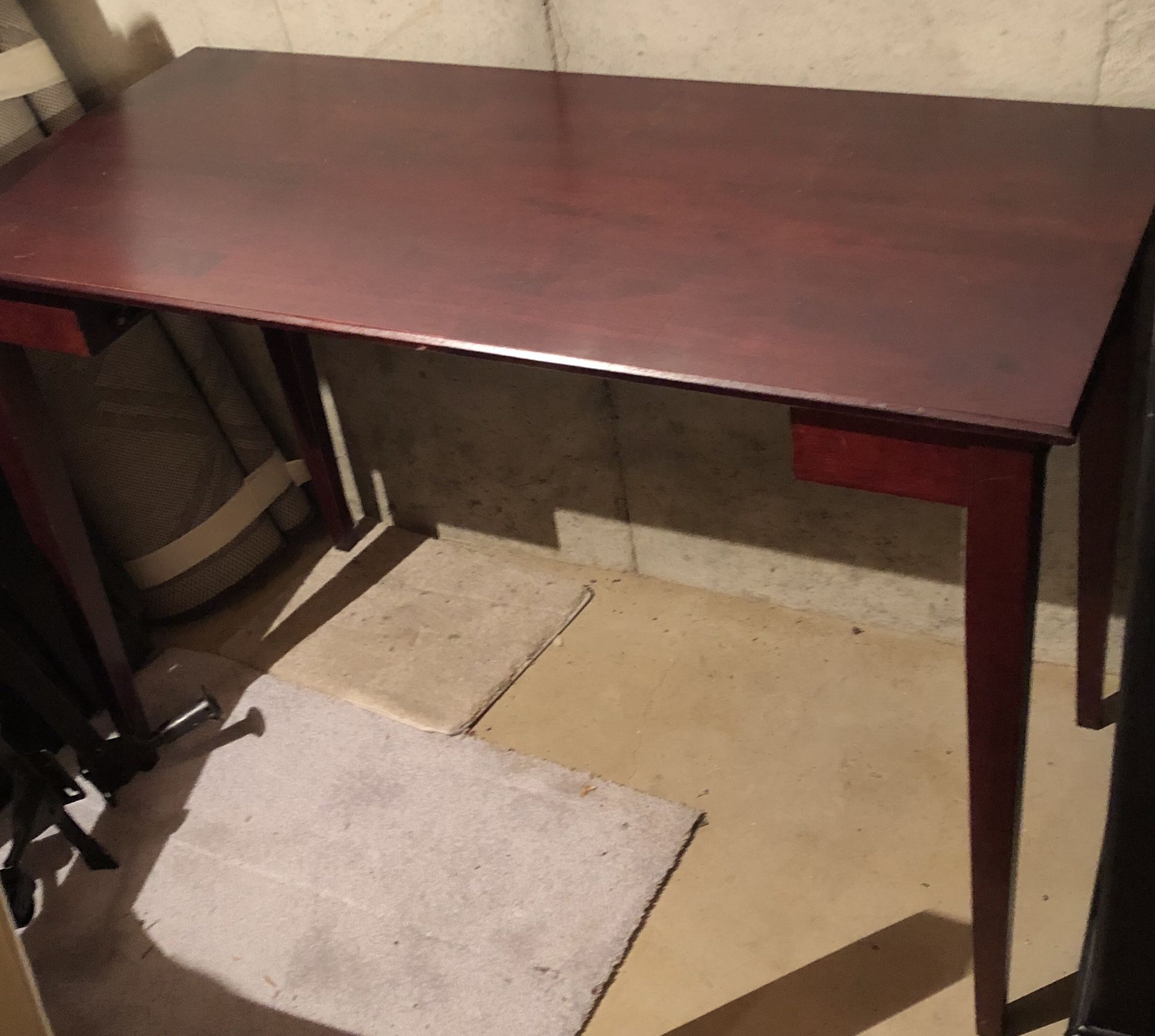Desk with Hutch, keyboard tray, and drawer(not pictured)