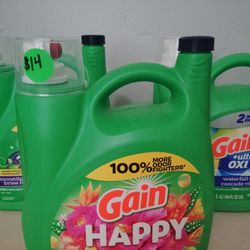 Gain Laundry Detergent 144oz - 100 Loads $14 Each